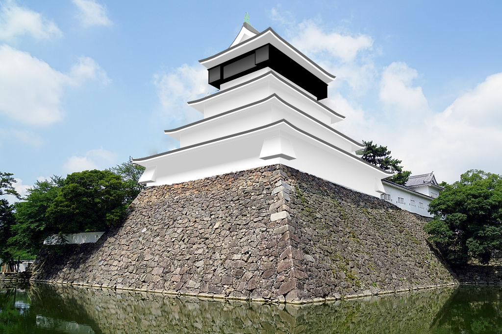 「いまの天守」と「江戸時代の姿」を分けて見る