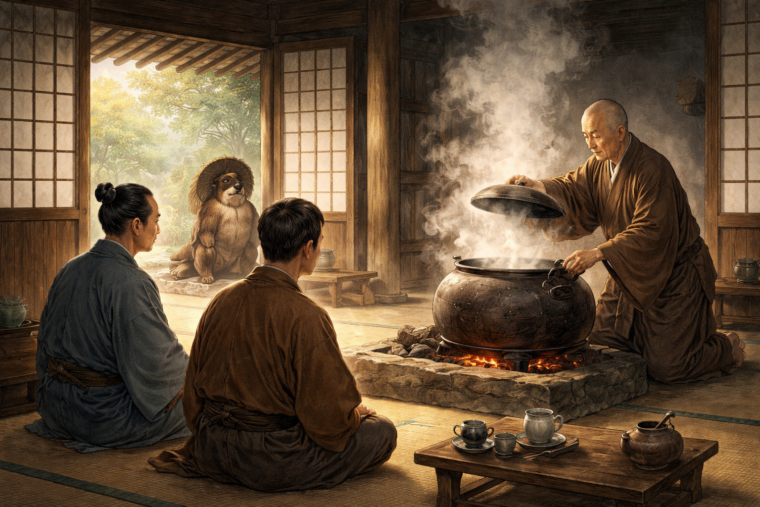 茂林寺に残る「お湯が尽きない」リアル茶釜