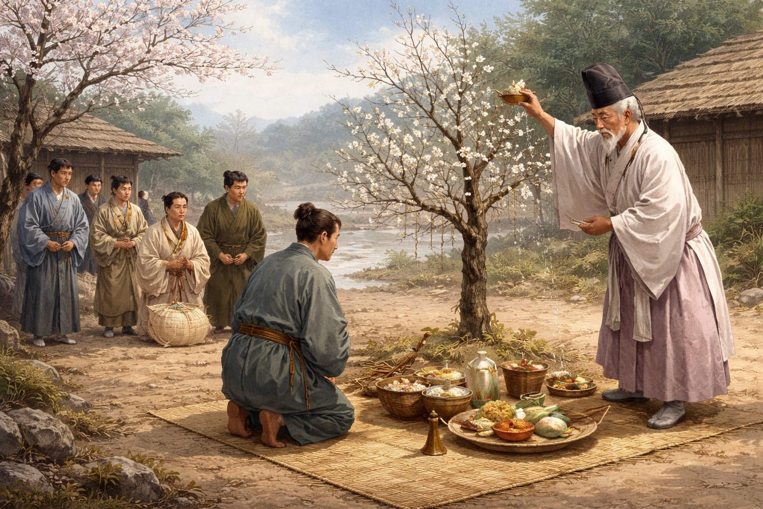 「枯れ木に花」は魔法ではなく、豊穣を願う呪術的儀式?