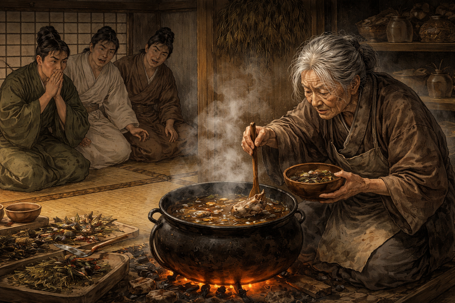 始まりはトラウマ級の「ばばあ汁」