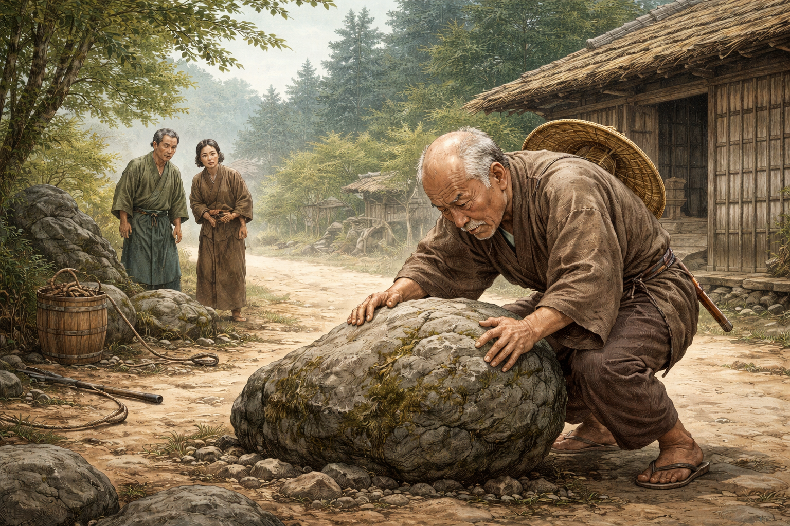 隣のお爺さんの「悲惨な挑戦」