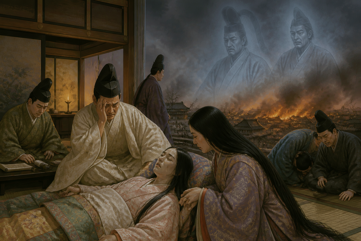伝承の誕生：乱の後の奇妙な死と災害