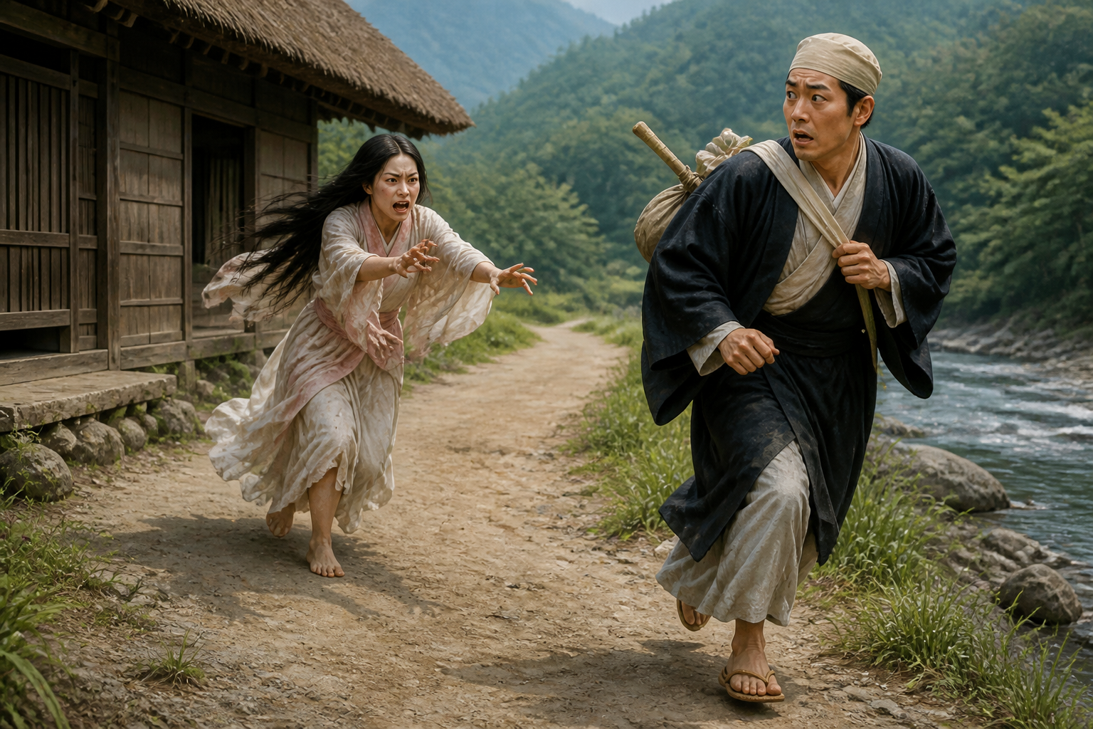 伝承の始まり：嘘をついて逃げた僧侶