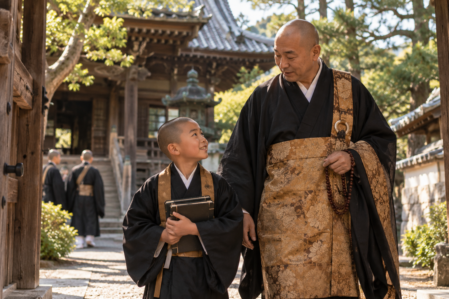 助け出された子供は「高僧」になる