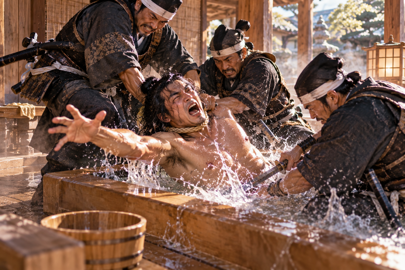 修善寺の風呂場での「凄惨な暗殺」
