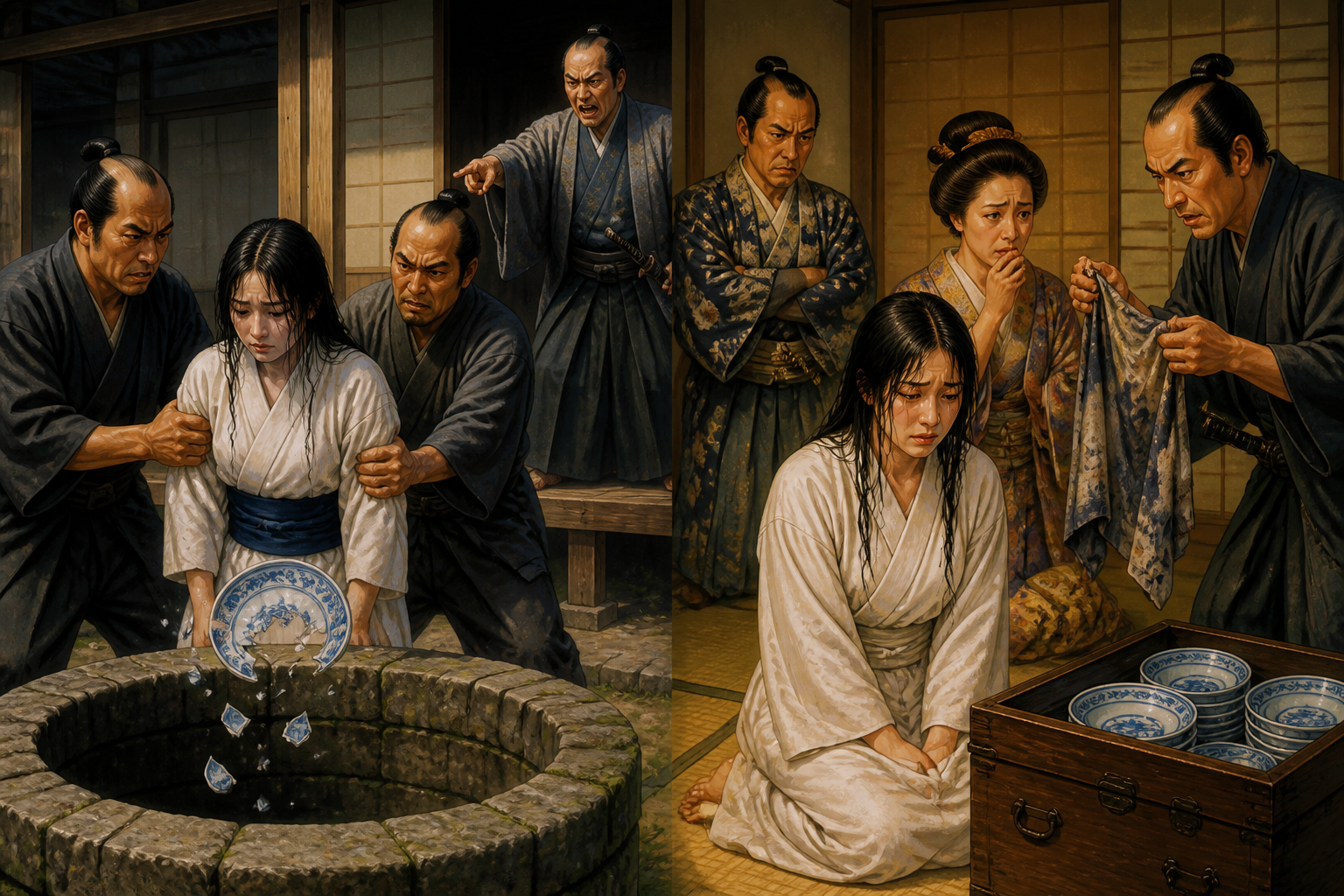 伝承：番町皿屋敷と播州皿屋敷
