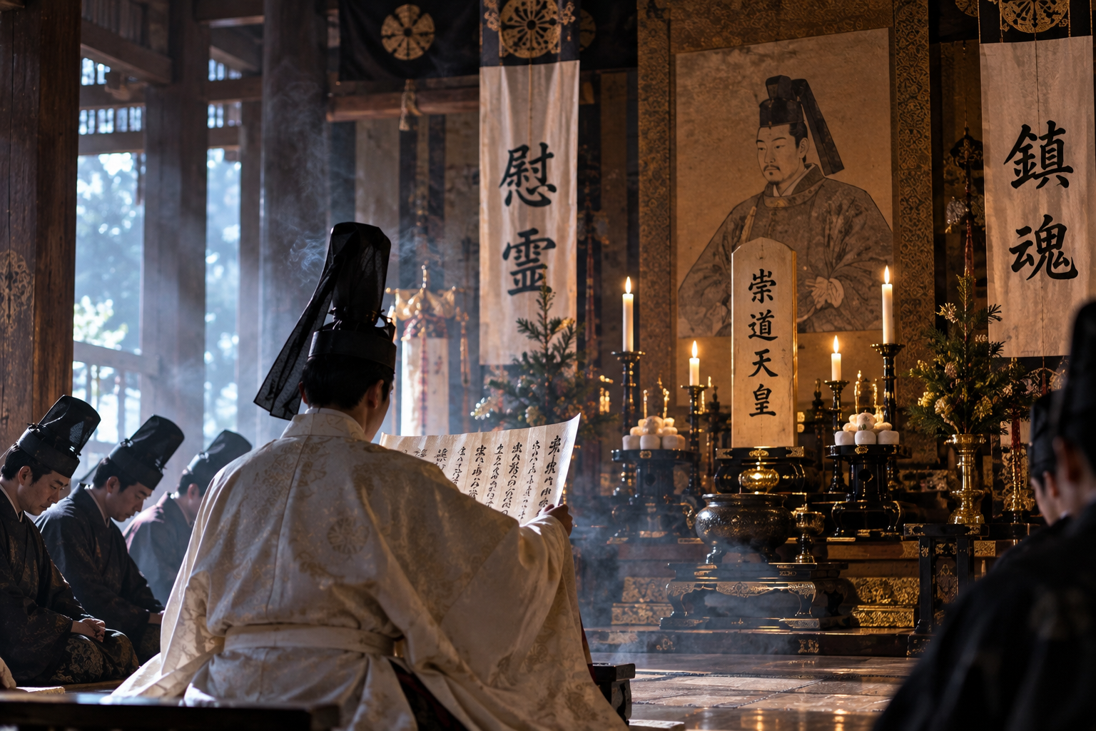 800年、「崇道天皇」と追号される
