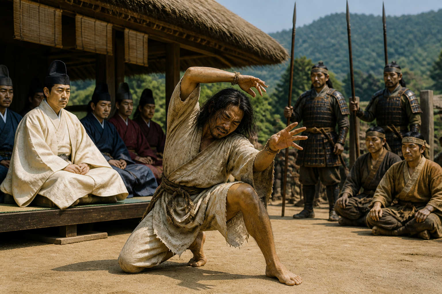 永遠に踊り続ける「隼人舞」