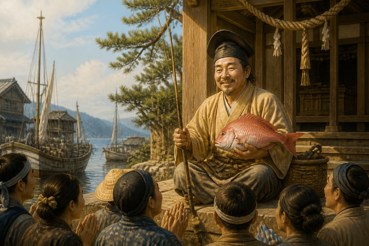 後に「えびす様」として大出世