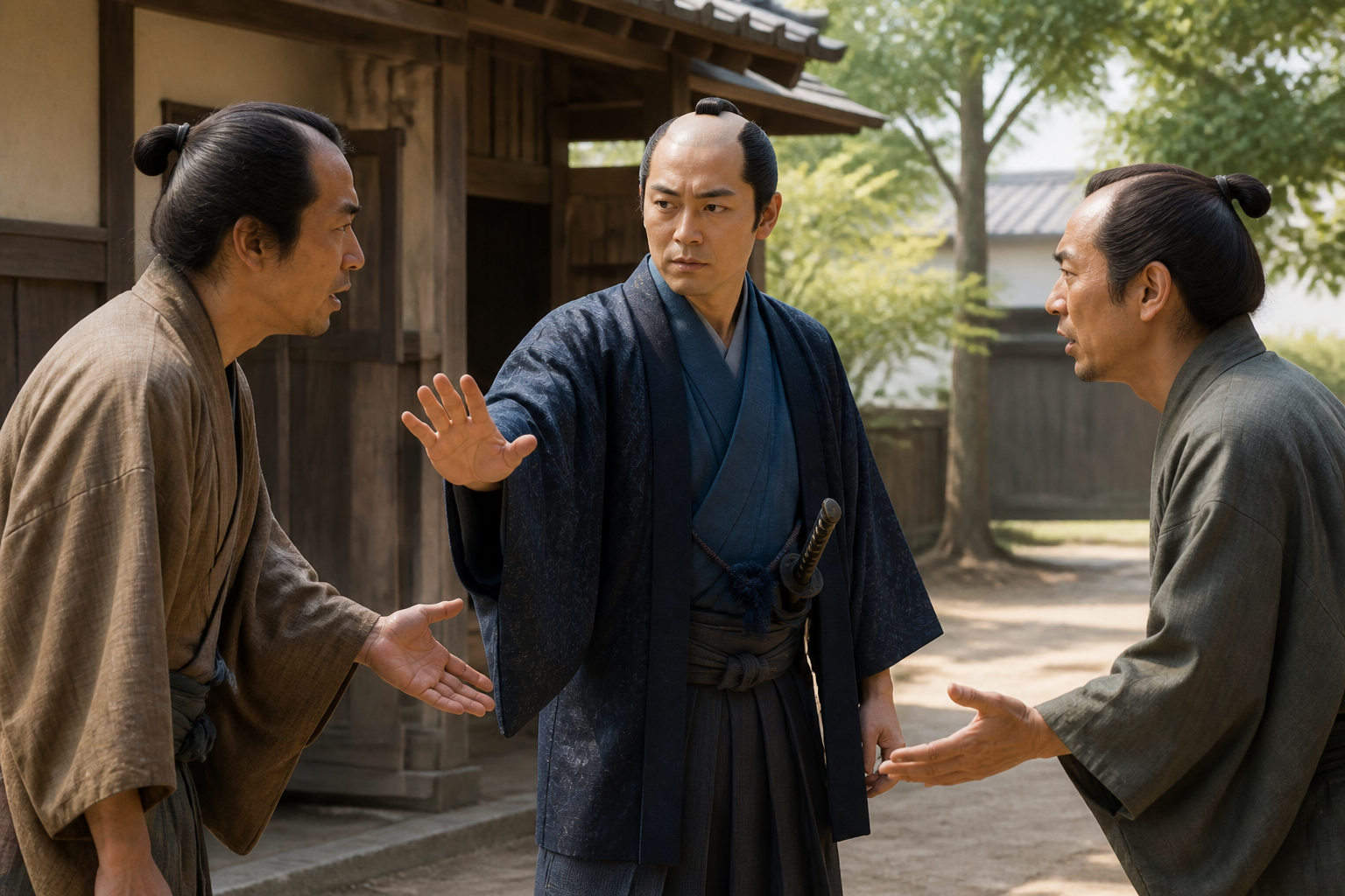 突然現れて、たった一言で仲裁する