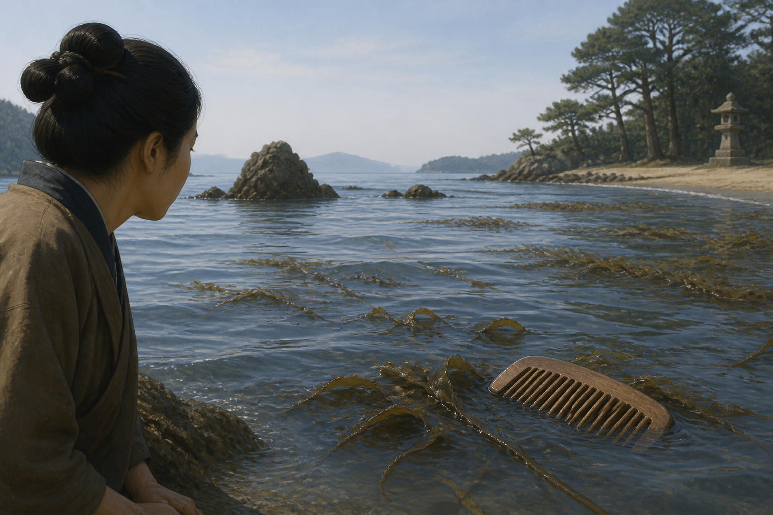 海に浮かぶ「櫛」の切なさ