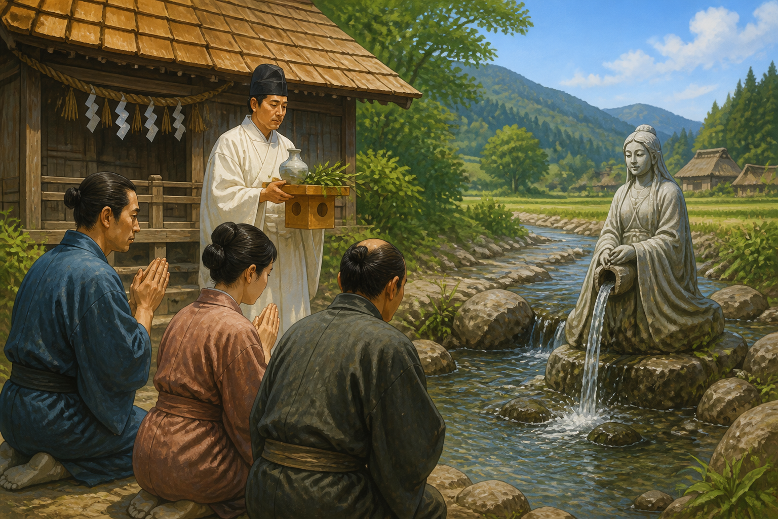 火の神の血から「水神」が誕生