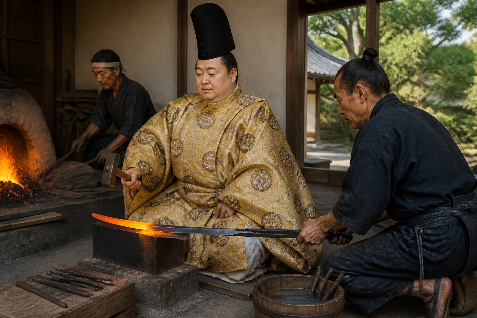 天皇自らが「刀を打つ」趣味