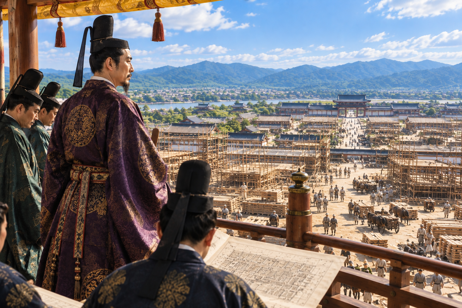 10年で二度の遷都という異例