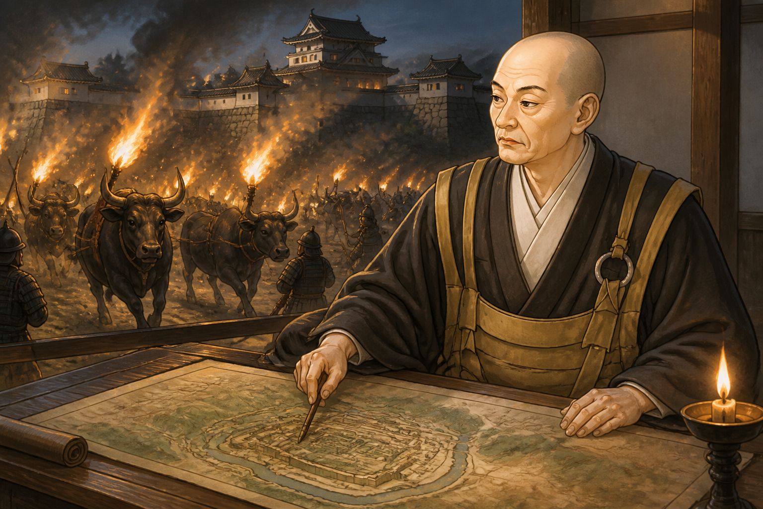 「火牛の計」の真偽と、年齢の謎