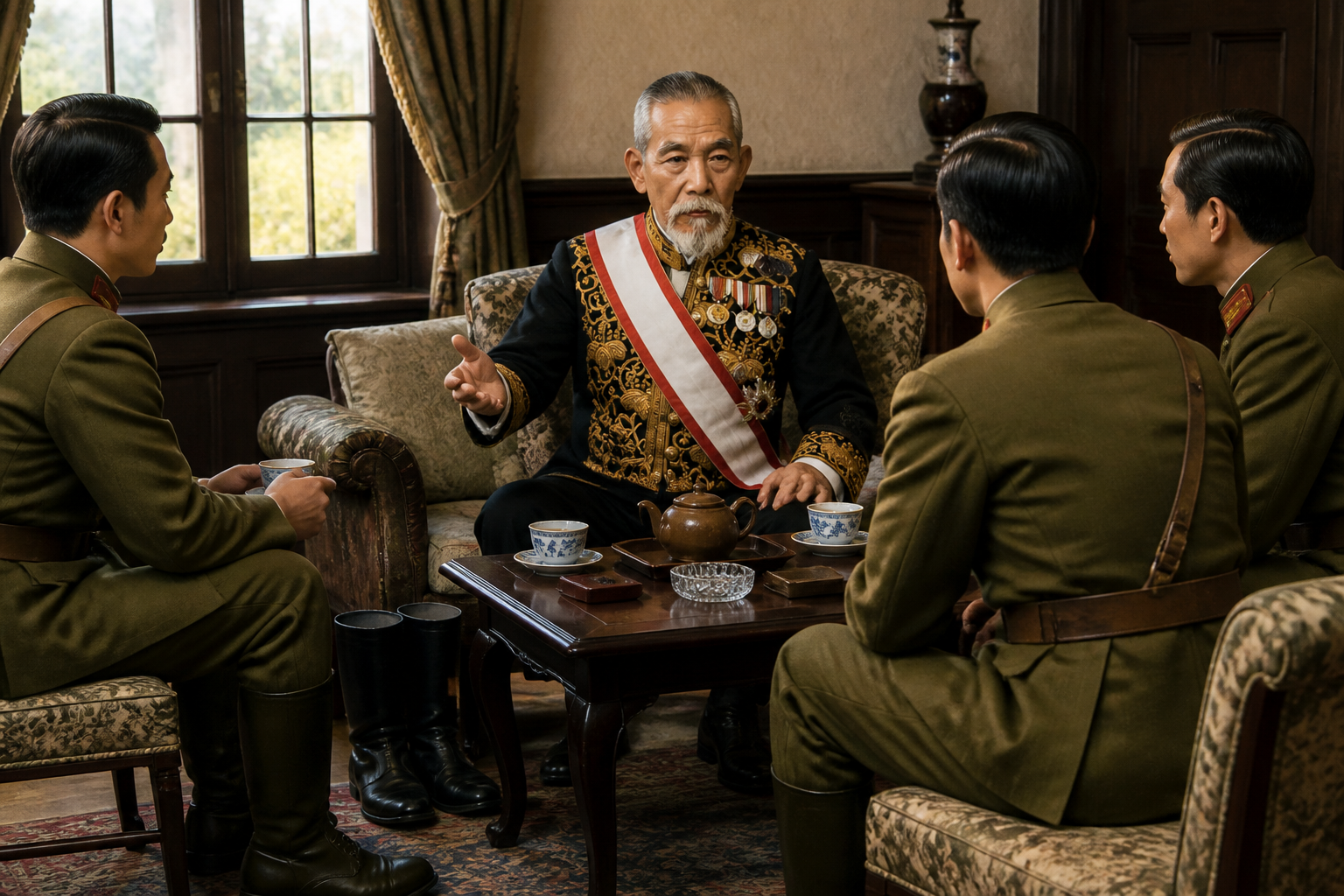 お茶を出して「さあ、話を聞こう」
