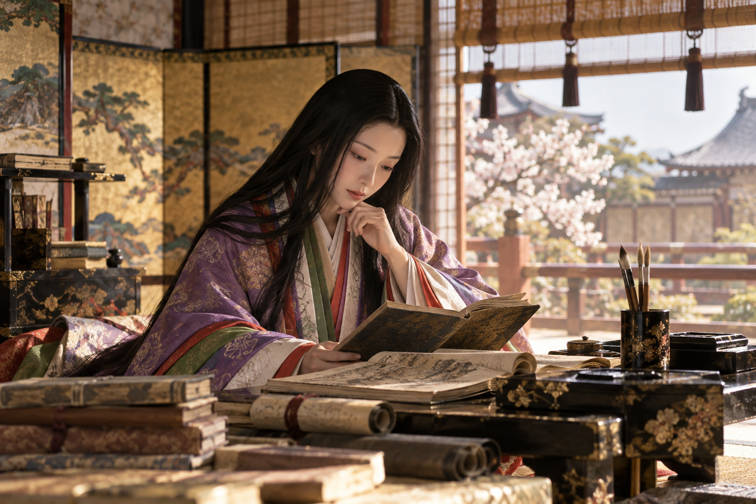 隠した漢学が、『源氏物語』の厚みになった