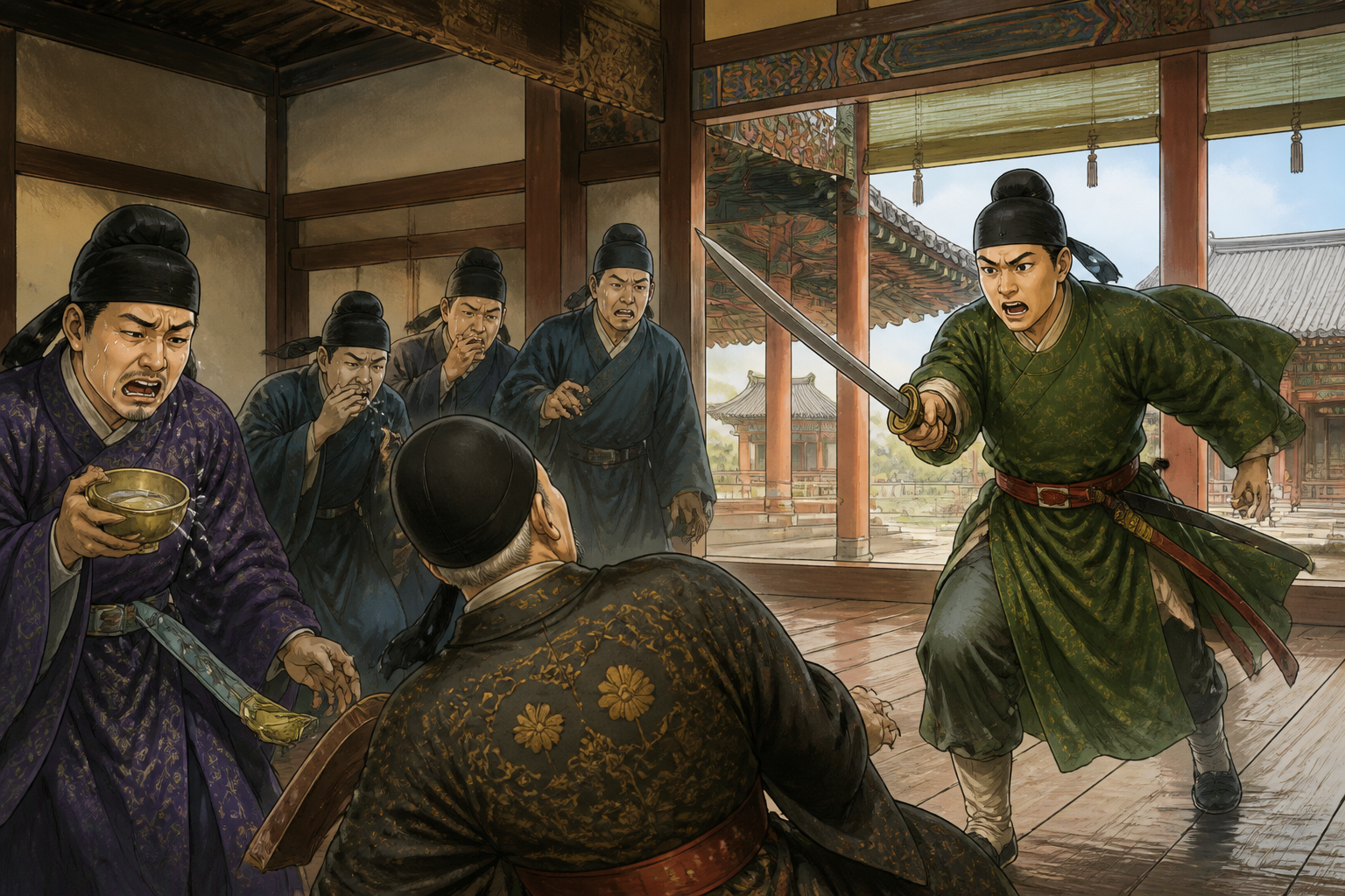 暗殺本番で仲間がパニックに！