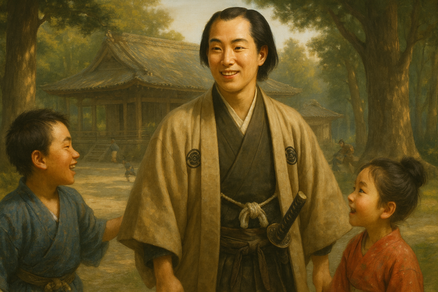 剣の天才は「子供好きの近所のお兄さん」