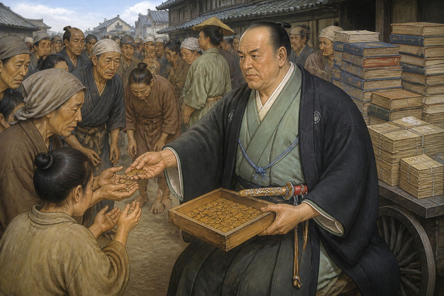 本を売って「一万人に現金を配る」