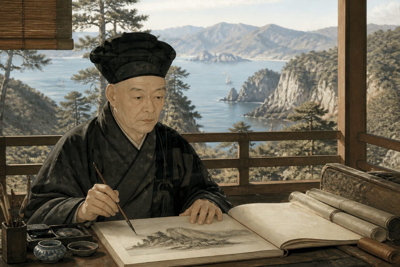 晩年に描いた「スケッチ旅行」の最高峰