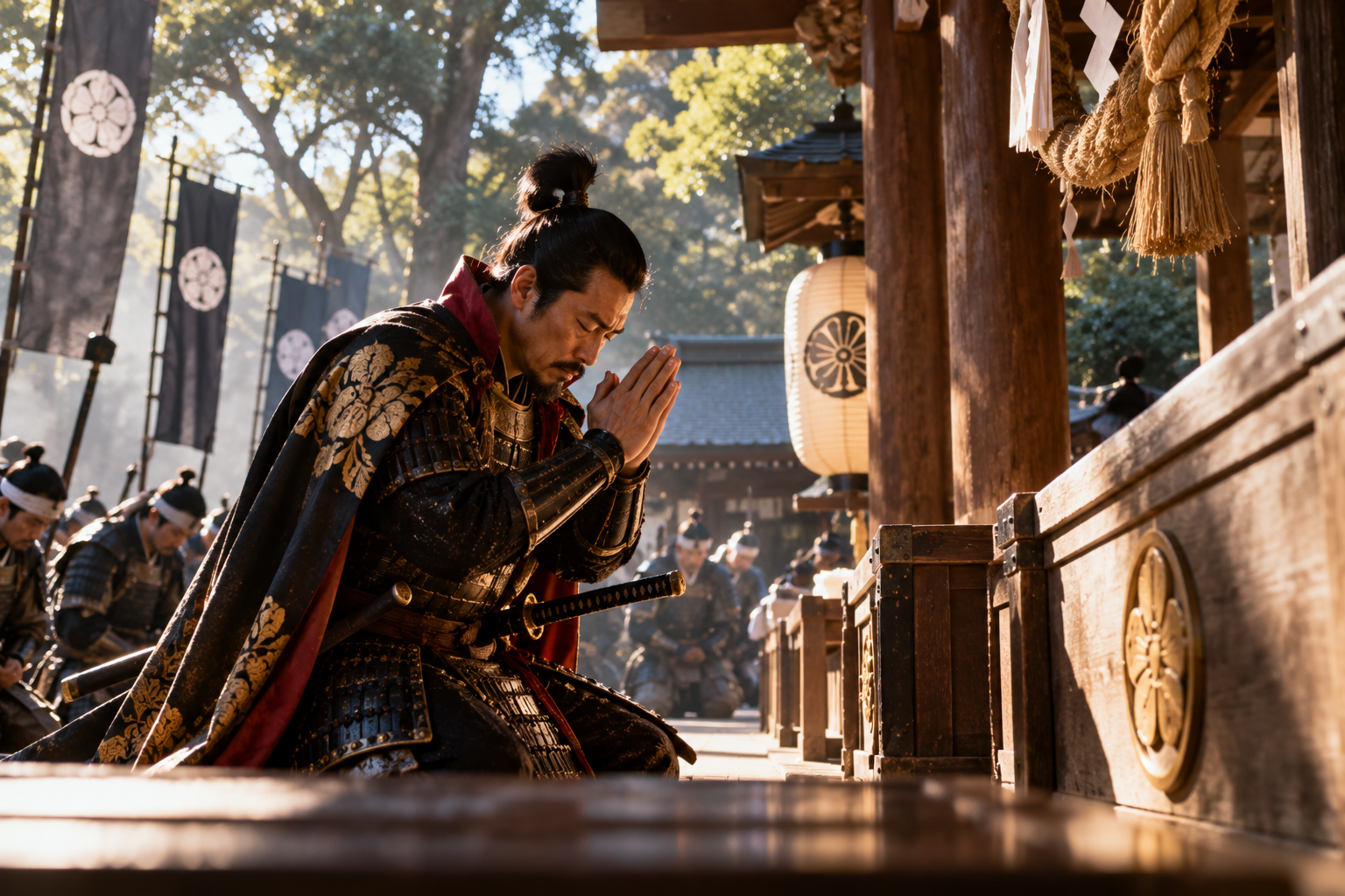 桶狭間の戦い前夜、信長がすがりついた武神