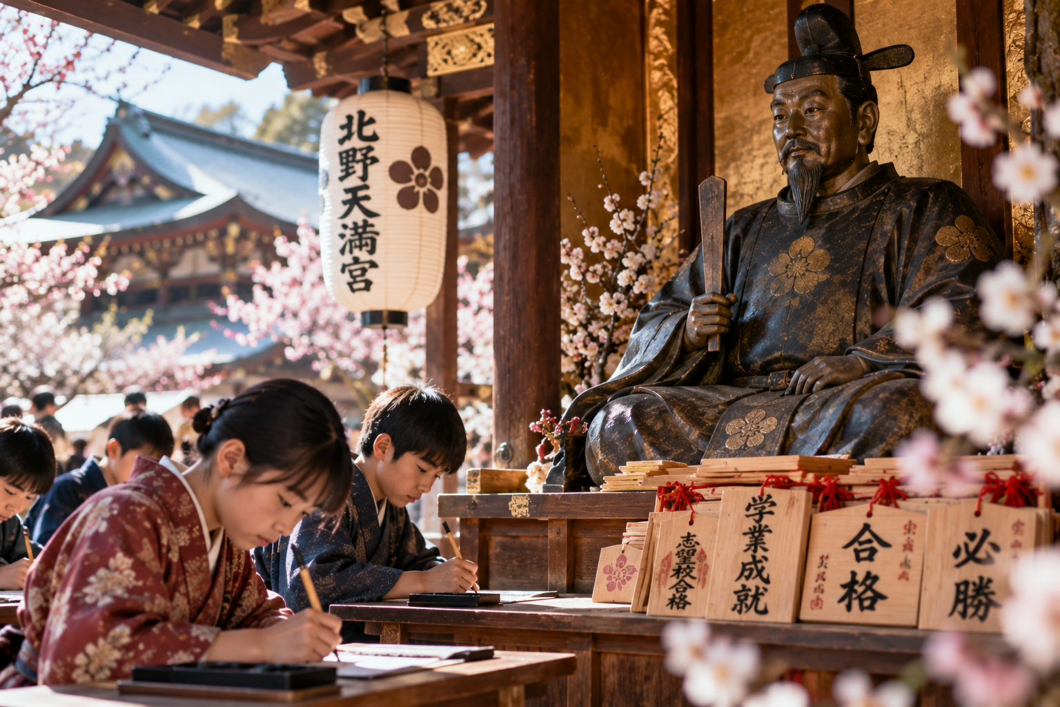 恐怖の怨霊から「学問の神」への見事なキャラ変