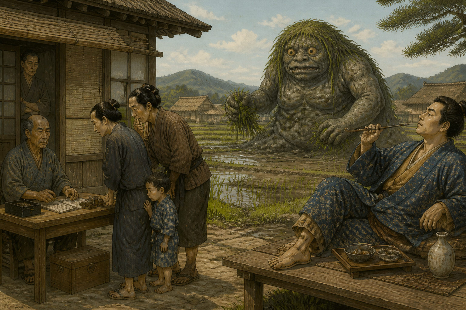 江戸時代の「農地問題」の風刺