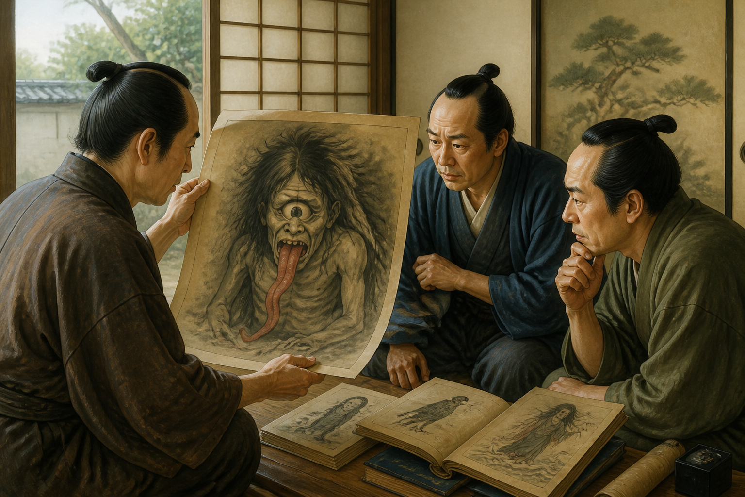 誰もが知る「一つ目と長い舌」
