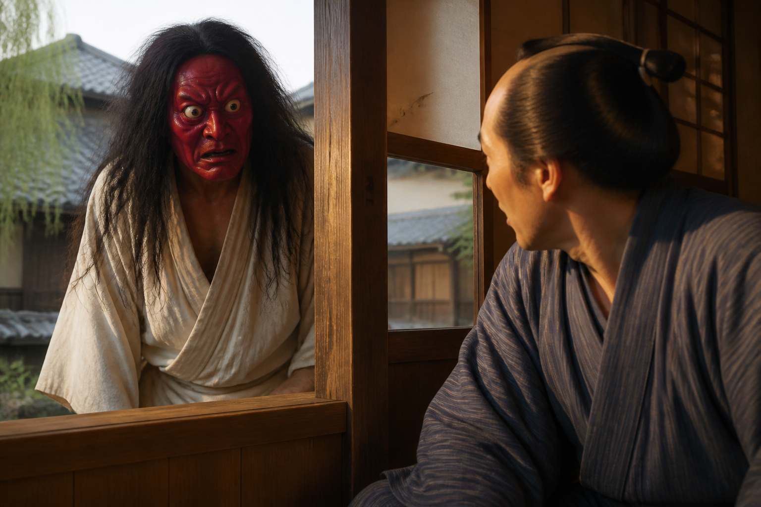 真っ赤な顔を見せつけるだけの恐怖
